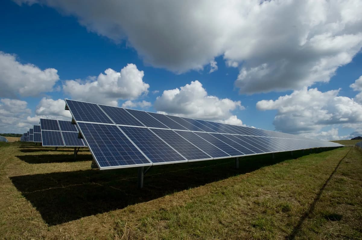 Subsidy on solar panel illustration
